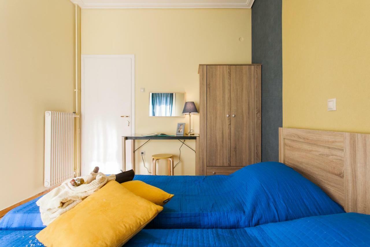 Private Central View Rooms In Apartment Near To Acropolis Metro Station Athens Luaran gambar