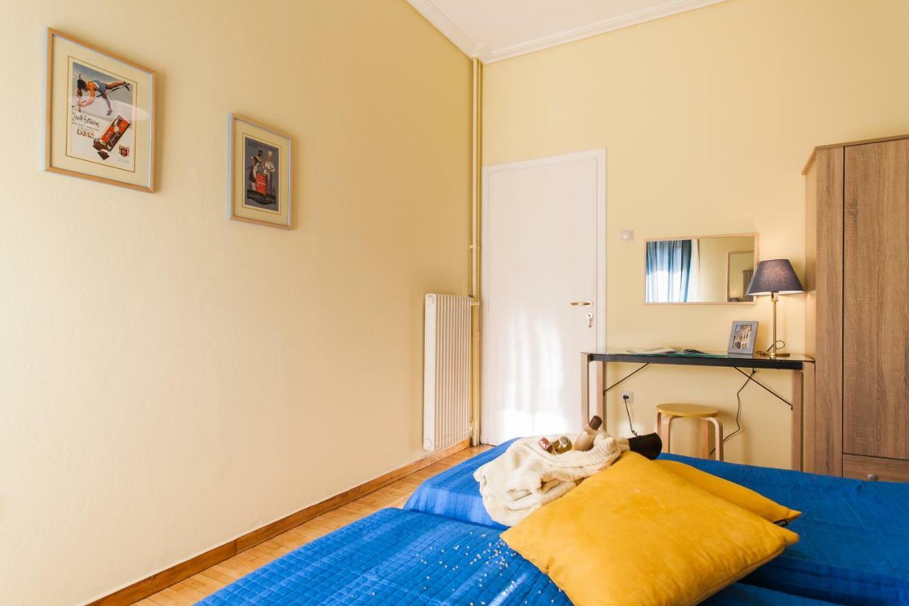 Private Central View Rooms In Apartment Near To Acropolis Metro Station Athens Luaran gambar