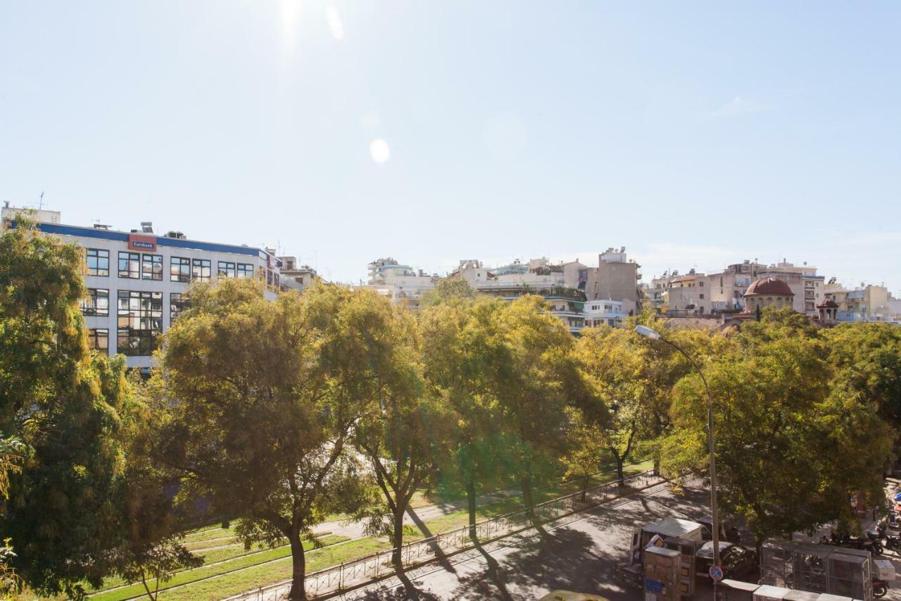 Private Central View Rooms In Apartment Near To Acropolis Metro Station Athens Luaran gambar