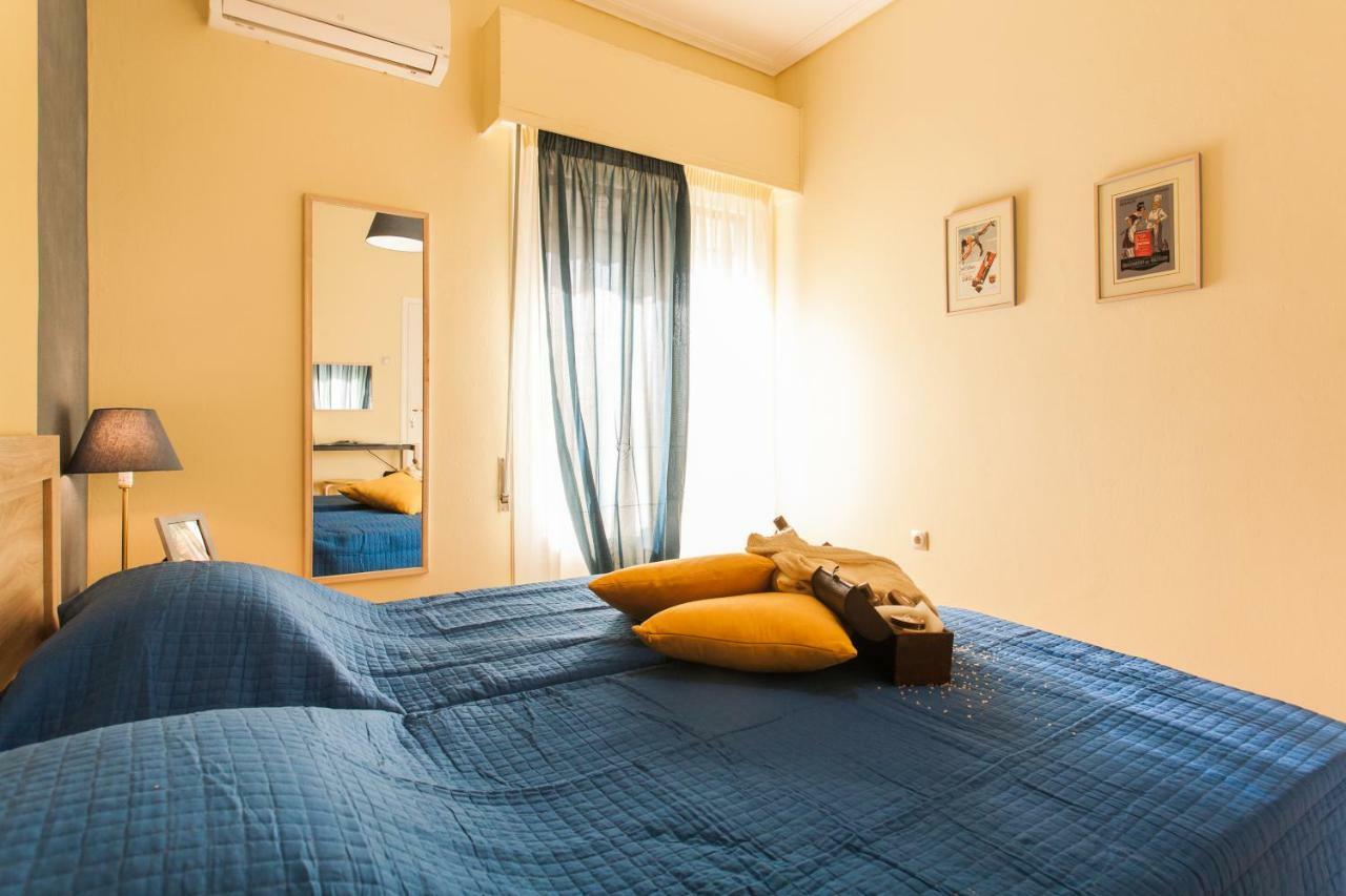 Private Central View Rooms In Apartment Near To Acropolis Metro Station Athens Luaran gambar